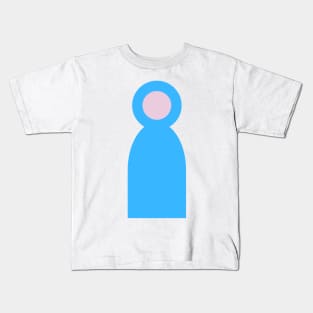 Blue people person Kids T-Shirt